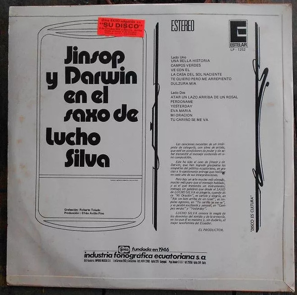 lataa albumi Download Lucho Silva Y Su Saxo - Jinsop Y Darwin En El Saxo De Lucho Silva album
