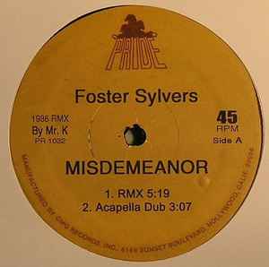 Foster Sylvers - Misdemeanor (Vinyl, US, 2007) For Sale | Discogs