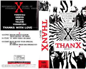 X – Thanx (1989, VHS) - Discogs