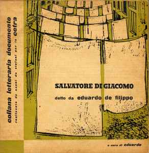 Eduardo De Filippo - Salvatore Di Giacomo Detto Da Eduardo De Filippo album cover