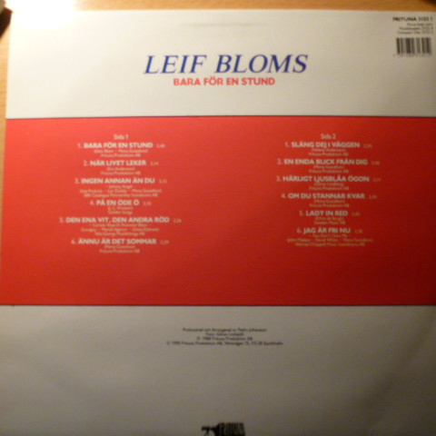 baixar álbum Leif Bloms - Bara För En Stund