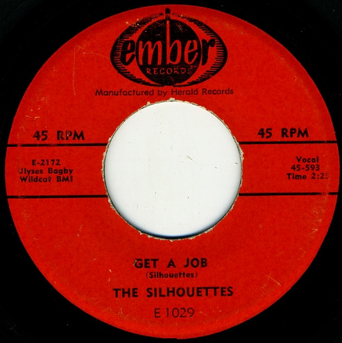 The Silhouettes – Get A Job (1958, Vinyl) - Discogs