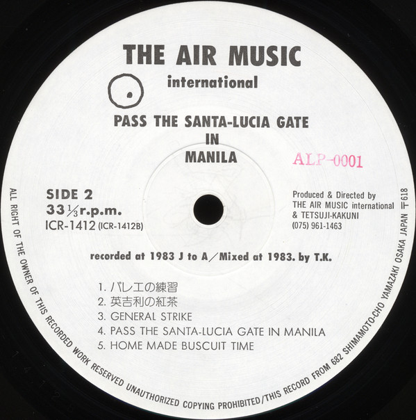 last ned album The Air Music International - Pass The Santa Lucia Gate In Manila