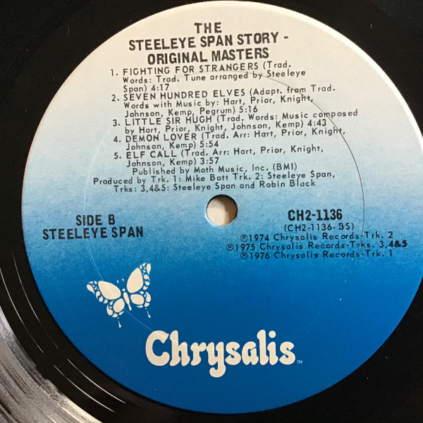 Steeleye Span - The Steeleye Span Story Original Masters | Chrysalis (CH2 1136) - 6