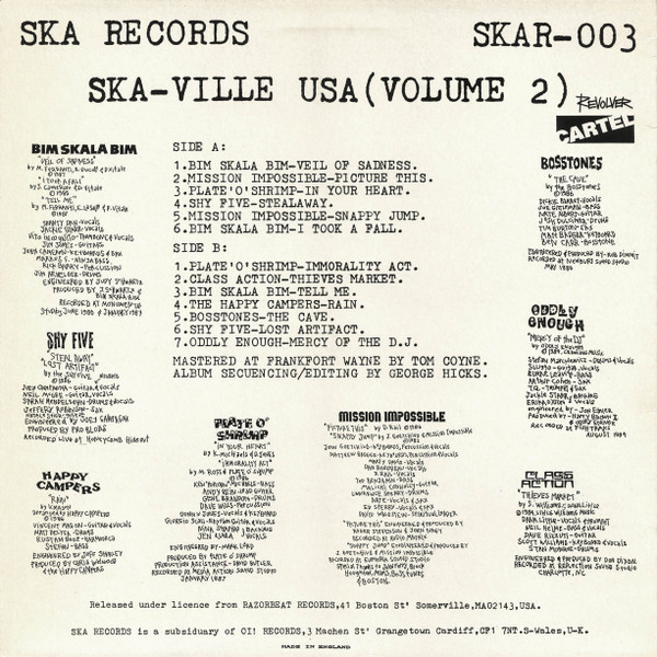 télécharger l'album Various - Ska Ville USA Vol 3 An All American Ska Compilation