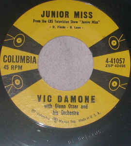 baixar álbum Vic Damone With Glenn Osser And His Orchestra - Junior Miss I Cant Close The Book