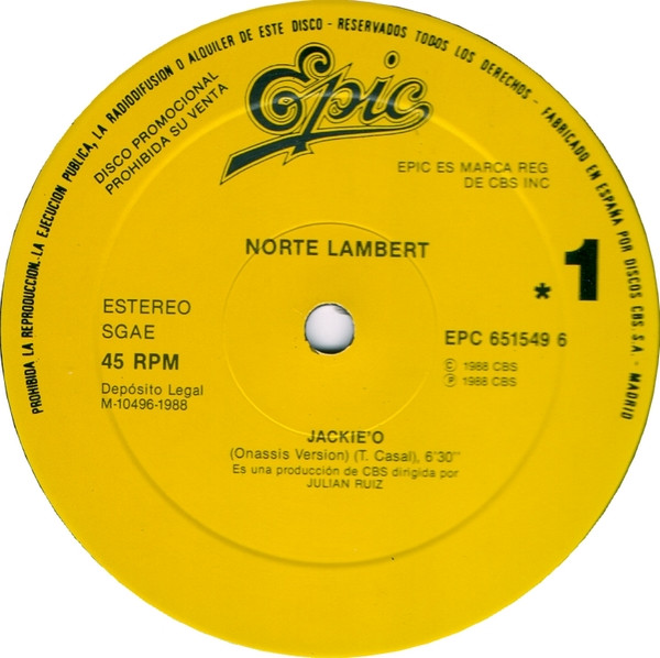 last ned album Norte Lambert - JackieO
