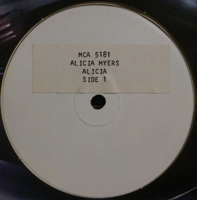 Alicia Myers – Alicia (1981, Vinyl) - Discogs