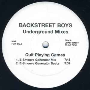 Backstreet Boys – Quit Playing Games (With My Heart) (1997, CD) - Discogs