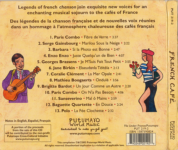 Various - French Café | Putumayo World Music (PUT 219-2) - 2