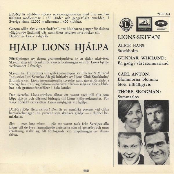 Album herunterladen Various - Hjälp Lions Hjälpa