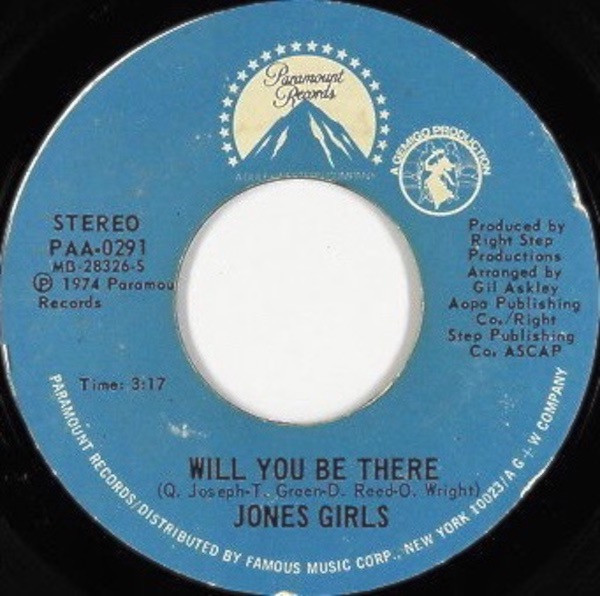 lataa albumi Jones Girls - Will You Be There I Need You