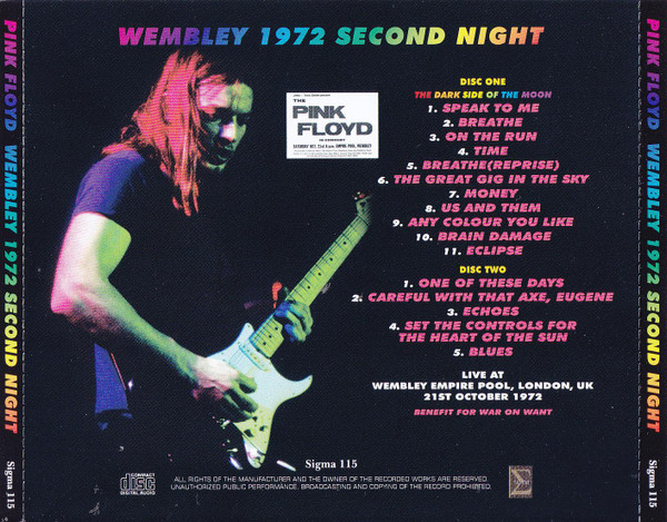 baixar álbum Pink Floyd - Wembley 1972 2nd Night