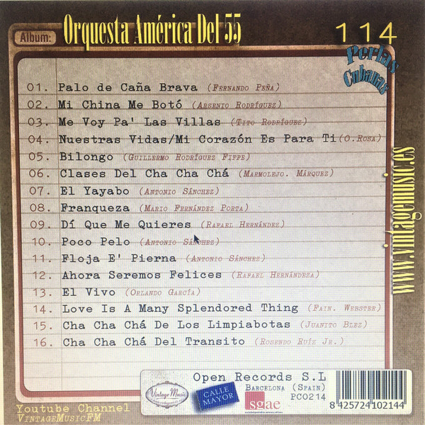 last ned album Orquesta América Del 55 - Orquesta America Del 55
