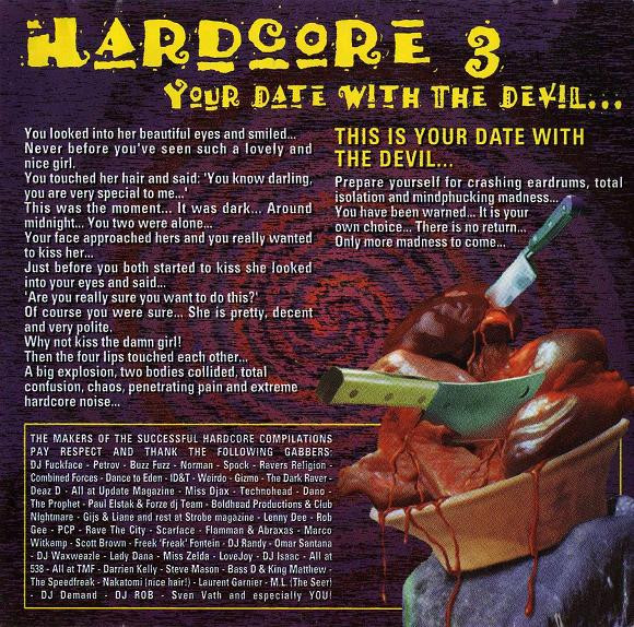 descargar álbum Various - Hardcore 3 Your Date With The Devil