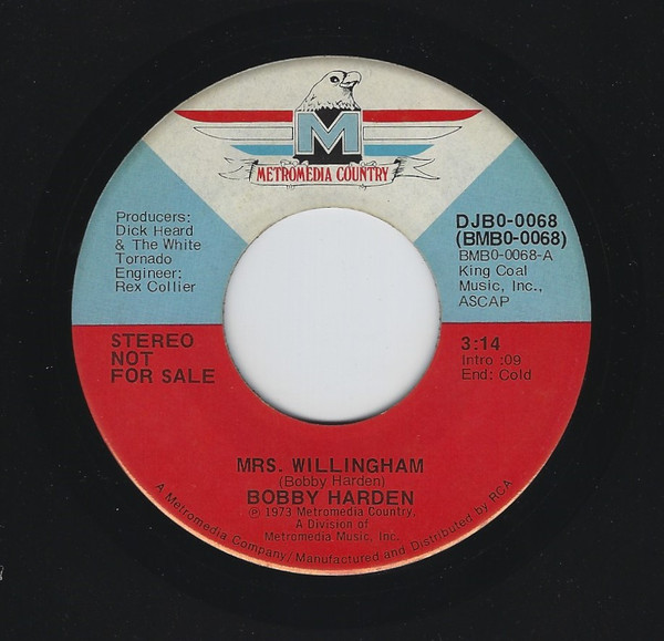 lataa albumi Bobby Harden - Mrs Willingham