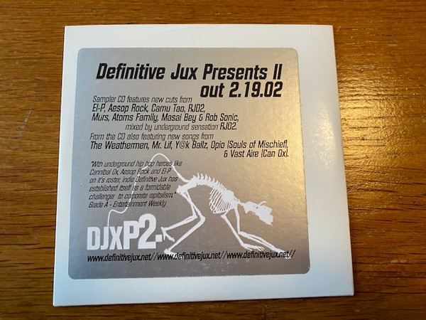 Definitive Jux Presents II (2002, CD) - Discogs