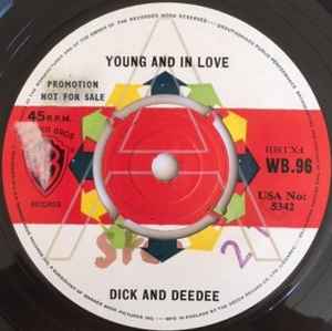 Dick And DeeDee – Young And In Love (1963, Vinyl) - Discogs