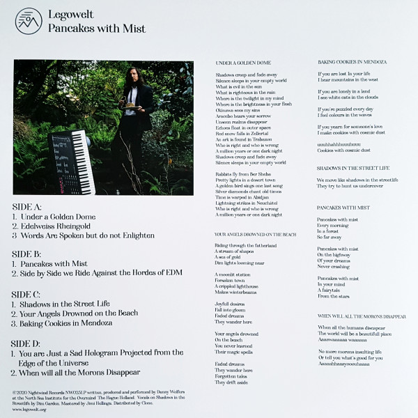 Legowelt - Pancakes With Mist | Nightwind Records (NW025LP) - 2