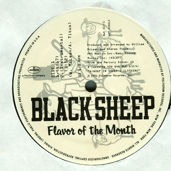 Black Sheep - Flavor Of The Month | Mercury (868 317-1) - 3