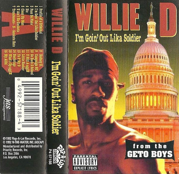 Willie D – I'm Goin' Out Lika Soldier (1992, CD) - Discogs
