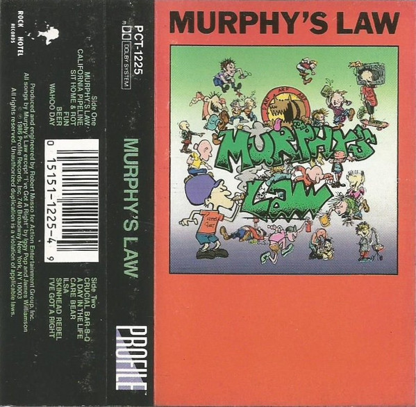 Murphy's Law – Murphy's Law (1986, Green Translucent, Vinyl) - Discogs