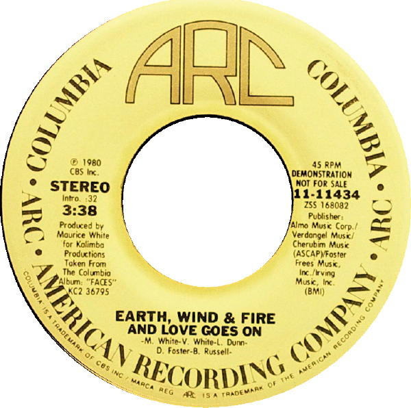 Earth, Wind & Fire – And Love Goes On (1980, Vinyl) - Discogs