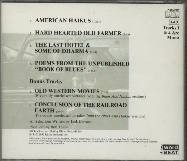 ladda ner album Download Jack Kerouac - Blues And Haikus album