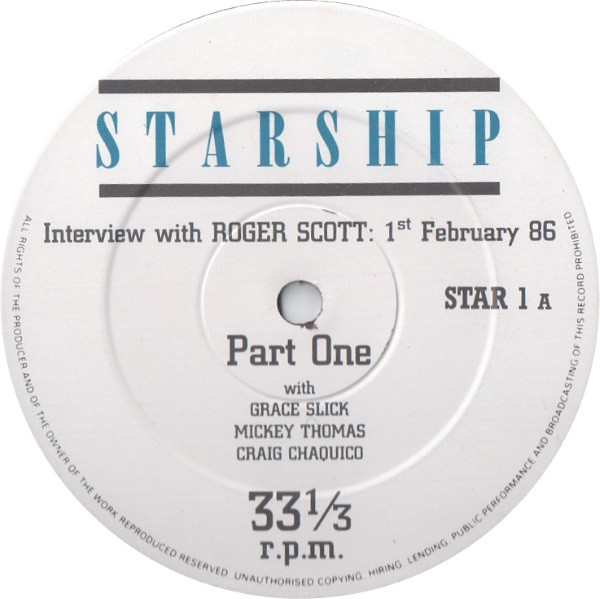 baixar álbum Starship - Interview With Roger Scott 1st February 86