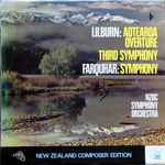 Cover of Aotearoa Overture / Third Symphony / Symphony, , Vinyl