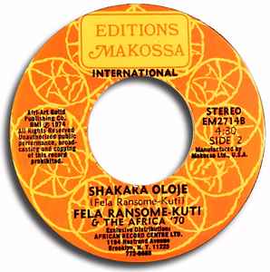 Lady / Shakara Oloje - Fela Ransome-Kuti & The Africa '70