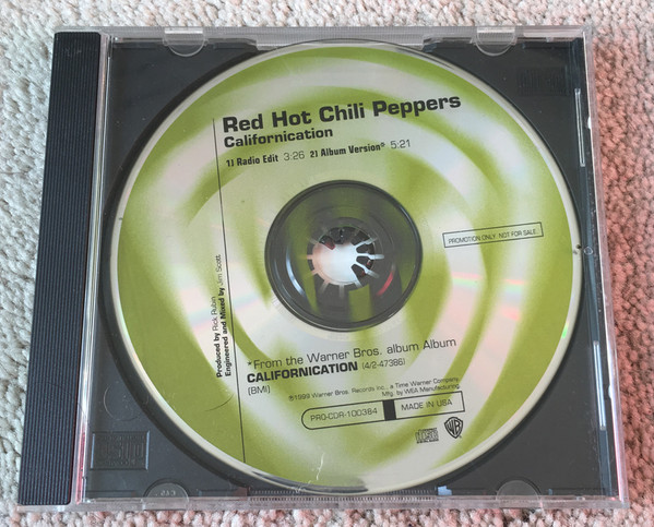 Red Hot Chili Peppers – Californication (2000, CD) - Discogs