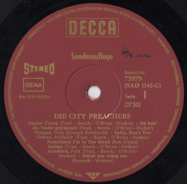 lataa albumi City Preachers - City Preachers