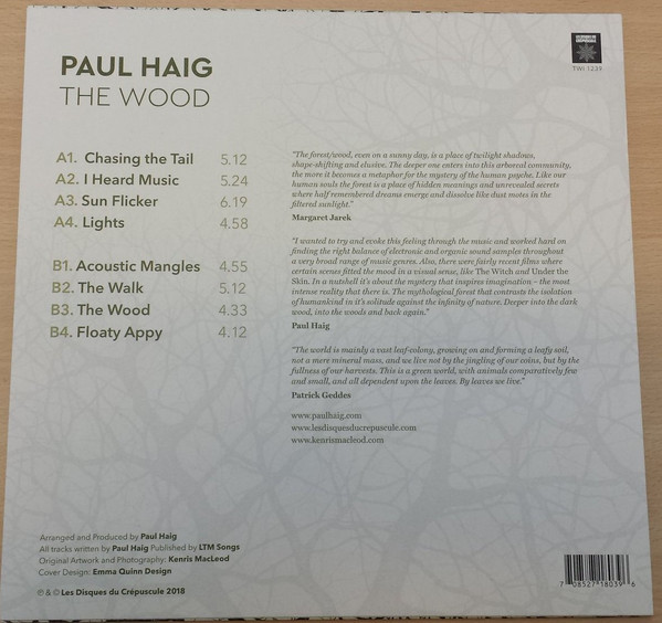 ladda ner album Paul Haig - The Wood