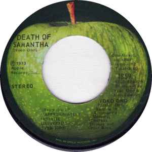Yoko Ono - Death Of Samantha album cover