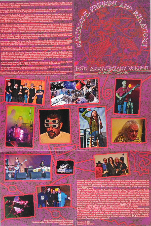 baixar álbum Various - Hawklords Friends And Relations 30th Anniversary Volume A New Dawn