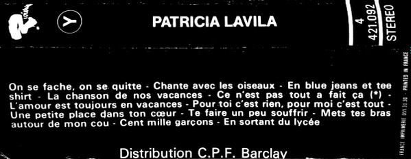 lataa albumi Patricia Lavila - Patricia Lavila