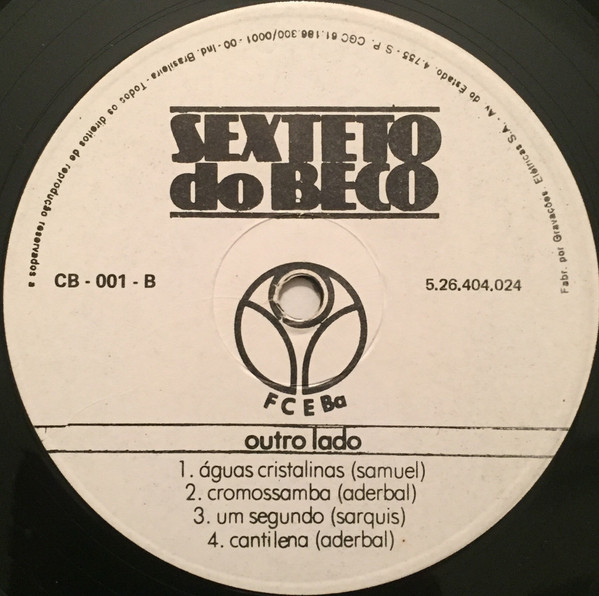 lataa albumi Sexteto Do Beco - Sexteto Do Beco