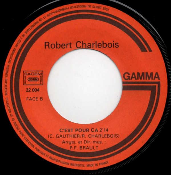 Album herunterladen Robert Charlebois - Autre Chanson Pour La Même Mouffe CEst Pour Ça