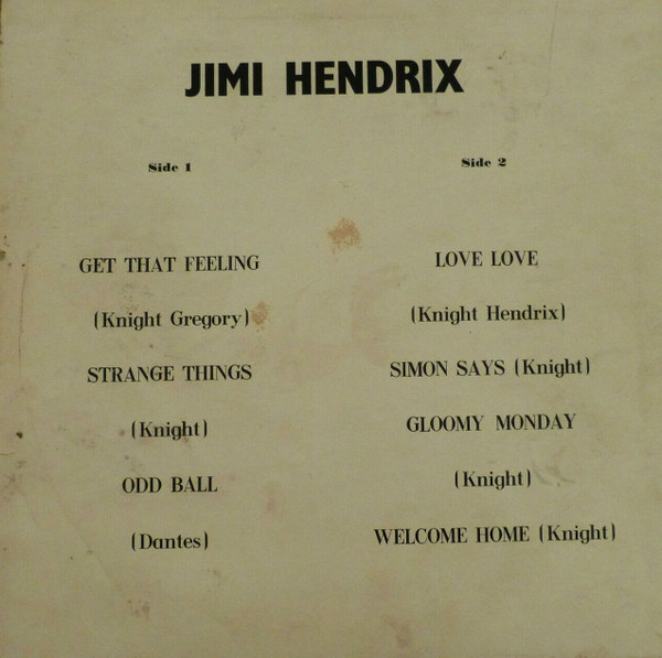 Album herunterladen Jimi Hendrix & Curtis Knight - Strange Things