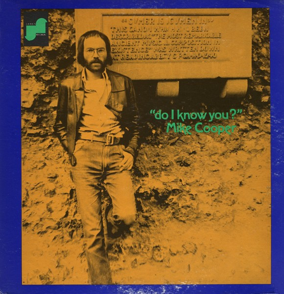 Mike Cooper – Do I Know You? (1970, Vinyl) - Discogs