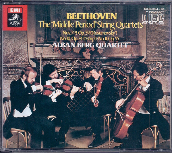 Ludwig van Beethoven / Alban Berg Quartett - The Middle String Quartets |  Releases | Discogs