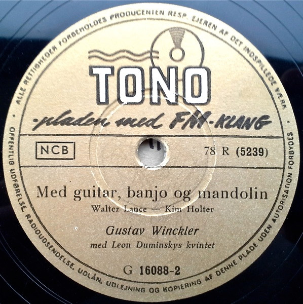 baixar álbum Gustav Winckler Med Leon Duminskys Kvintet - Send En Hilsen Hjem Med Guitar Banjo Og Mandolin
