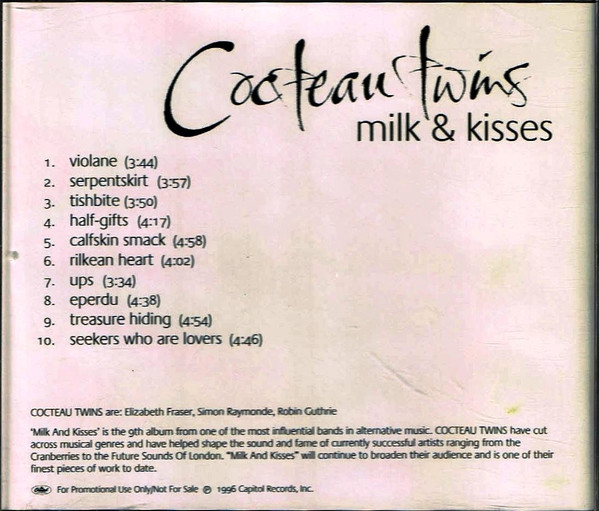 Cocteau Twins – Milk & Kisses (1996, CD) - Discogs