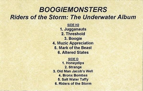 Boogiemonsters – Riders Of The Storm: The Underwater Album 