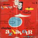 Cover of Chante Charles Aznavour, Vol. 3, 1956, Vinyl