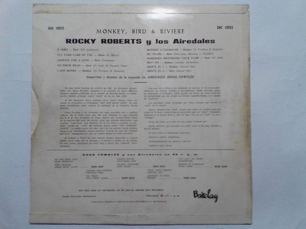 télécharger l'album Rocky Roberts & Les Airedales - Monkey Bird Riviera