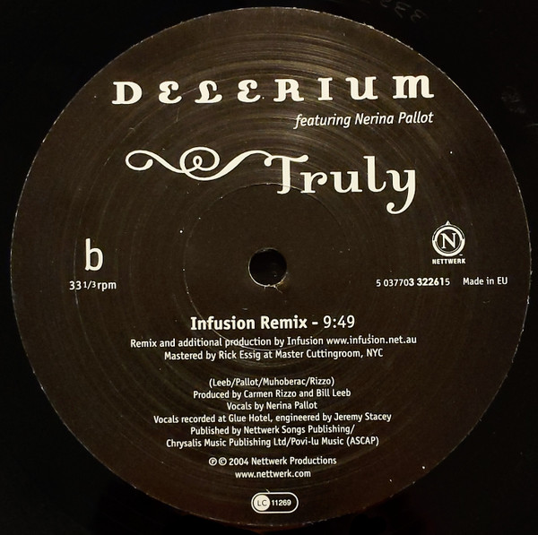 lataa albumi Download Delerium Featuring Nerina Pallot - Truly album