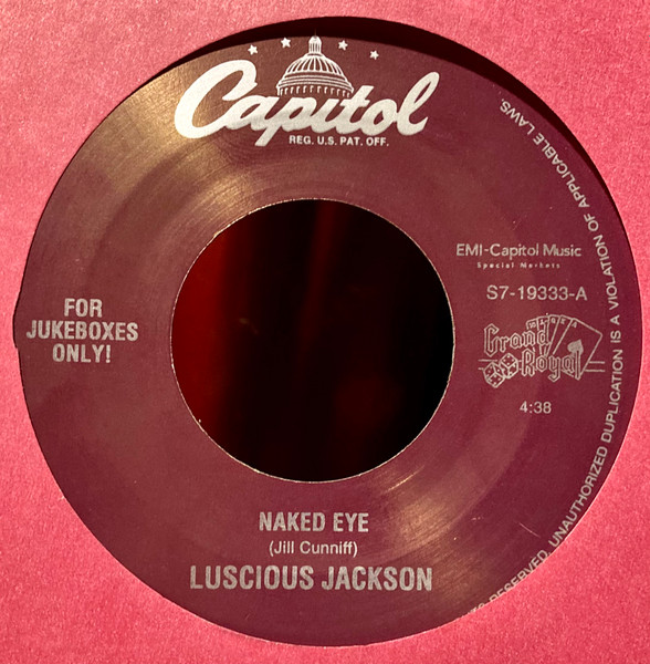 Luscious Jackson Naked Eye Don T Look Back Vinyl Discogs