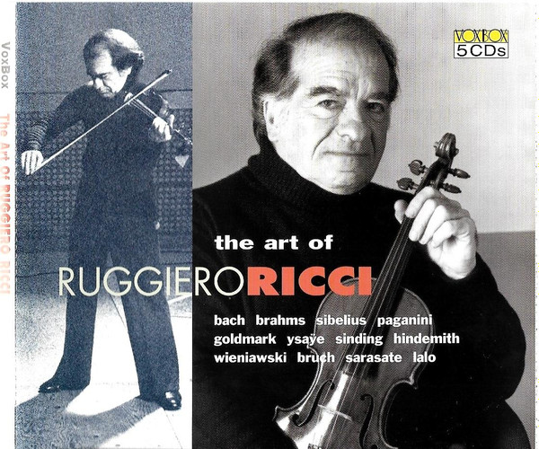 Ruggiero Ricci – The Art Of Ruggiero Ricci (2003, CD) - Discogs